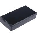 Hammond 1599 Series Black Black Lid Flame Retardant ABS Enclosure, IP54 Rated, 44 mm x 220 mm x 110 mm 