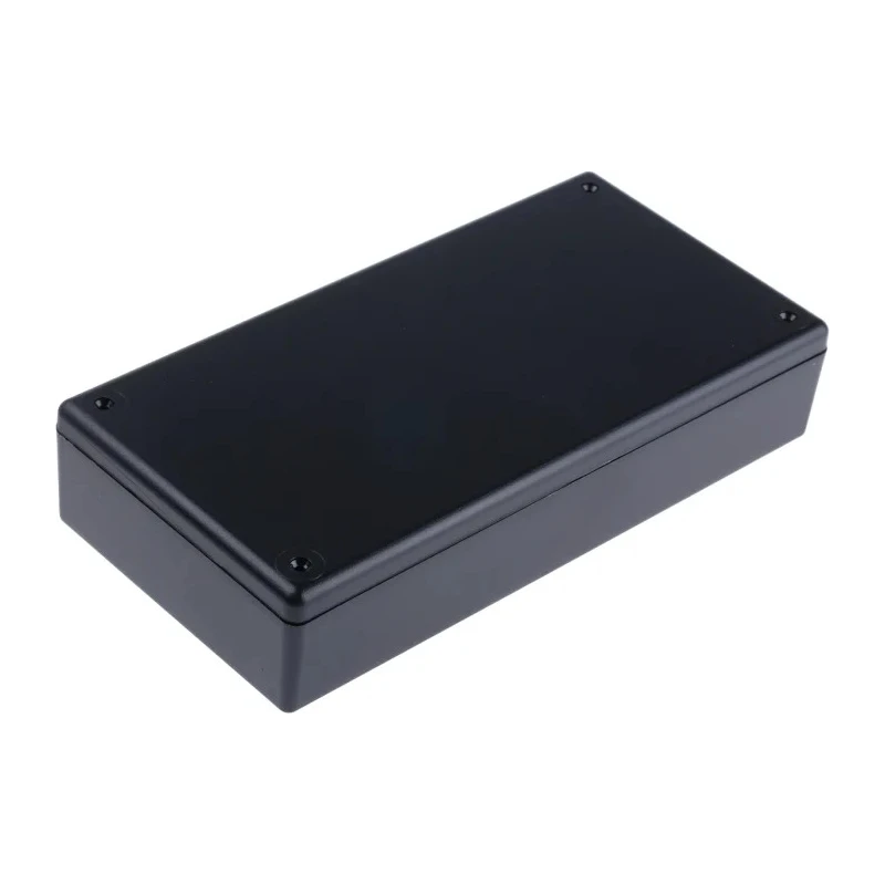 Hammond 1599 Series Black Black Lid Flame Retardant ABS Enclosure, IP54 Rated, 44 mm x 220 mm x 110 mm 