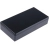 Hammond 1599 Series Black Black Lid Flame Retardant ABS Enclosure, IP54 Rated, 44 mm x 220 mm x 110 mm