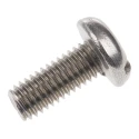 RS PRO Slot Pan Stainless Steel Machine Screw 12 mm M5 527-072