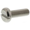 RS PRO Slot Pan Stainless Steel Machine Screw M5 x 16 mm A2 Grade 304 Corrosion Resistant 527-088