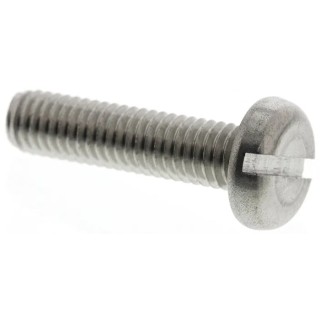RS PRO Slot Pan Stainless Steel Machine Screw M5 Thread 20 mm Length A2 Grade 304 527-094