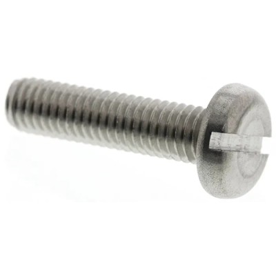 RS PRO Slot Pan Stainless Steel Machine Screw M5 Thread 20 mm Length A2 Grade 304 527-094