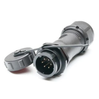 RS PRO Circular Connector 6 Contacts Cable Mount Socket Male IP67 125V 5A Bayonet RS PRO 207-2272