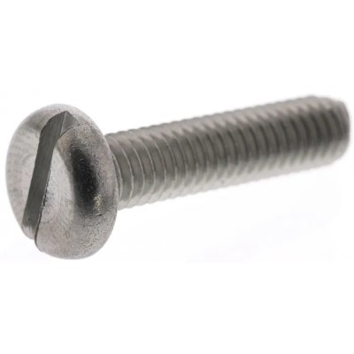 RS PRO Slot Pan Stainless Steel Machine Screw 25 mm M6 527-145
