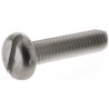 RS PRO Slot Pan Stainless Steel Machine Screw 25 mm M6 527-145