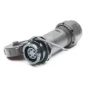 RS PRO Circular Connector 6 Contacts Cable Mount Socket Female Bayonet IP67 125V 5A 19.5 mm 207-2279