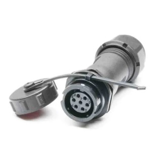 RS PRO Circular Connector, 7 Contacts, Cable Mount Socket Female, Standard Size, IP67, 125V, 5A, Bayonet Coupling 207-2280