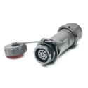 RS PRO Circular Connector, 9 Contacts, Cable Mount, Socket, Female, IP67, 125V, 3A, Bayonet Mating, Polyamide 66 207-2281