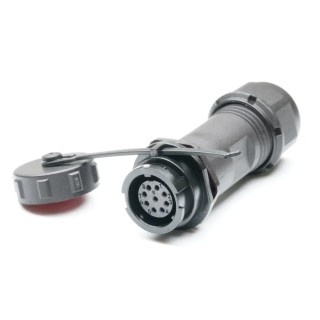 RS PRO Circular Connector, 9 Contacts, Cable Mount, Socket, Female, IP67, 125V, 3A, Bayonet Mating, Polyamide 66 207-2281