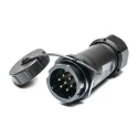 RS PRO Industrial Circular Connector 7 Contacts Cable Socket Male IP67 500V 15A Standard 207-2345