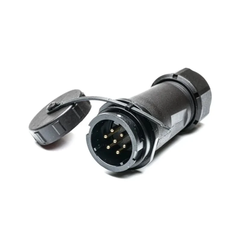 RS PRO Industrial Circular Connector 7 Contacts Cable Socket Male IP67 500V 15A Standard 207-2345