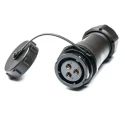 RS PRO Circular Connector, 3 Contacts, Cable Mount, Socket Female, IP67, 30A, 500V, Bayonet Mating, Polyamide 66 & 207-2351
