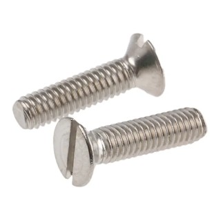 RS PRO Slot Countersunk Stainless Steel Machine Screw 16 mm M4 527-195