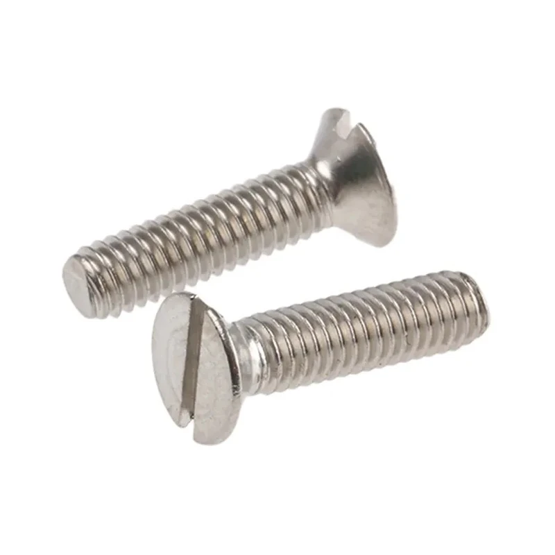 RS PRO Slot Countersunk Stainless Steel Machine Screw 16 mm M4 527-195