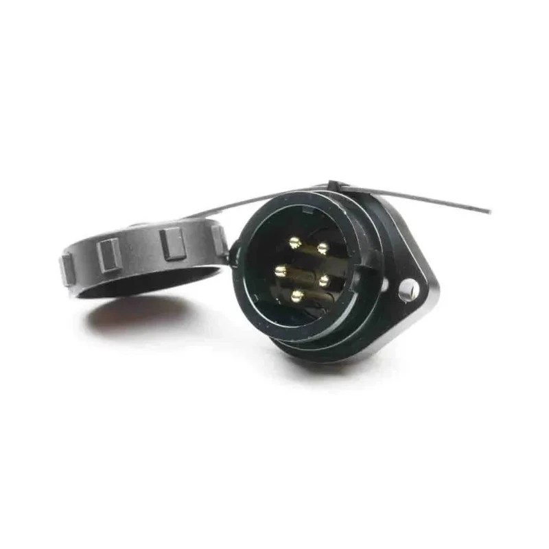 RS PRO Circular Connector, 5 Contacts, Flange Mount, Standard Size, Socket, Male, IP67, 500V, 10A 207-2392