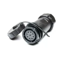 RS PRO Circular Connector Cable Mount Socket Female 9 Contacts IP67 400V 5A Bayonet 29 mm 207-2358