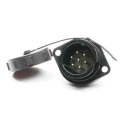 RS PRO Circular Connector, 7 Contacts, Flange Mount, Socket, Male, Standard Size, 500V, 15A, IP67 207-2393