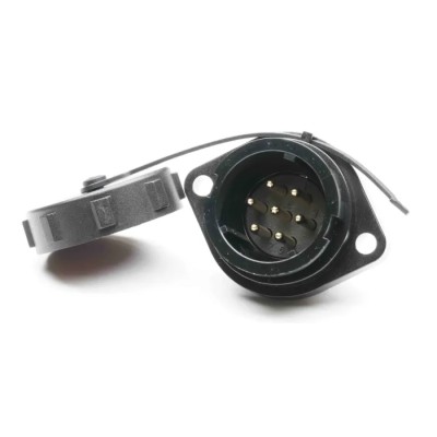 RS PRO Circular Connector, 7 Contacts, Flange Mount, Socket, Male, Standard Size, 500V, 15A, IP67 207-2393