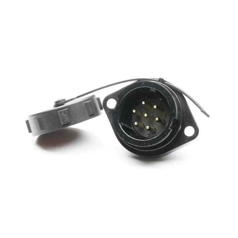 RS PRO Circular Connector, 7 Contacts, Flange Mount, Socket, Male, Standard Size, 500V, 15A, IP67 207-2393