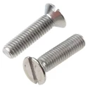RS PRO Slot Countersunk Stainless Steel Machine Screw 20 mm M5 527-296