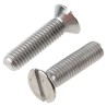 RS PRO Slot Countersunk Stainless Steel Machine Screw 20 mm M5 527-296