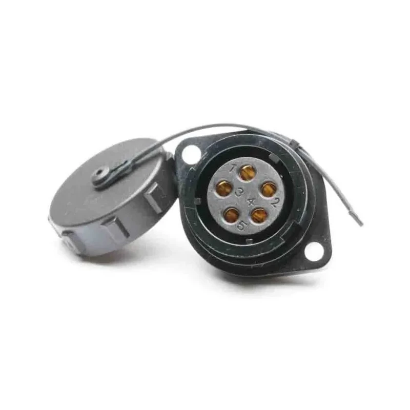 RS PRO Circular Connector, 5 Contacts, Flange Mount, Socket Female, IP67, 10A, 500V, Bayonet Mating, Polyamide 66 207-2404