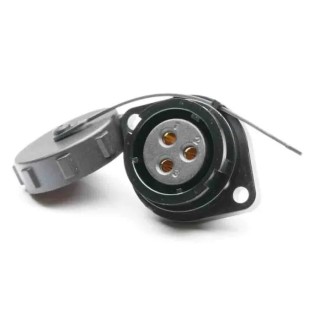 RS PRO Circular Connector, 3 Contacts, Flange Mount, Socket Female, IP67, 500V, 10A, Bayonet, Polyamide 66 and 207-2399