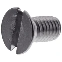 RS PRO Slot Countersunk Stainless Steel Machine Screw M6 Thread 12 mm Length A2 Grade 527-319