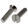 RS PRO Slot Countersunk Stainless Steel Machine Screw 25 mm M6 527-331