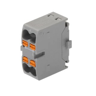 Phoenix Contact PTFIX Series Distribution Block 4-Way, 17.5A, 450V, Polyamide Housing 1046608