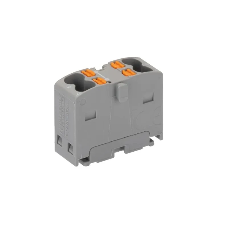 Phoenix Contact PTFIX Series Distribution Block 4-Way, 17.5A, 450V, Polyamide Housing 1046608