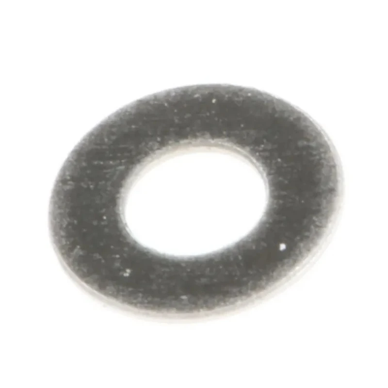 RS PRO Stainless Steel Plain Washer M2, DIN 125A, 2.2mm Inside Diameter, 5mm Outside Diameter, 0.30mm Thickness 527-347