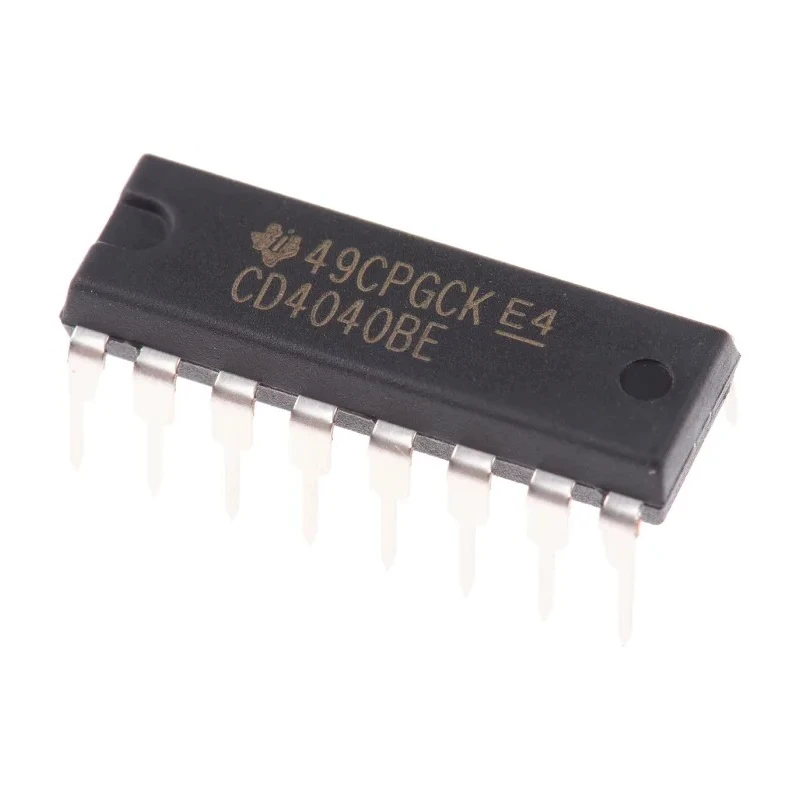 Texas Instruments 12-Stage Through Hole Binary Counter 4000 Series 16-Pin PDIP CD4040BE
