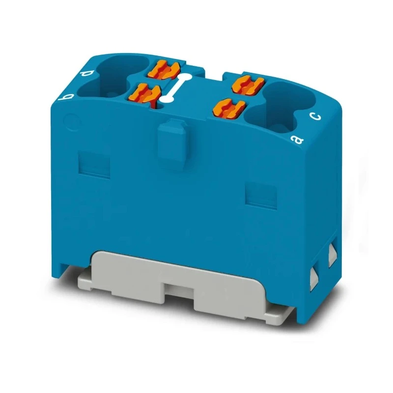 Phoenix Contact Distribution Block Blue, 4 Way, 450 V, 17.5 A 1046610