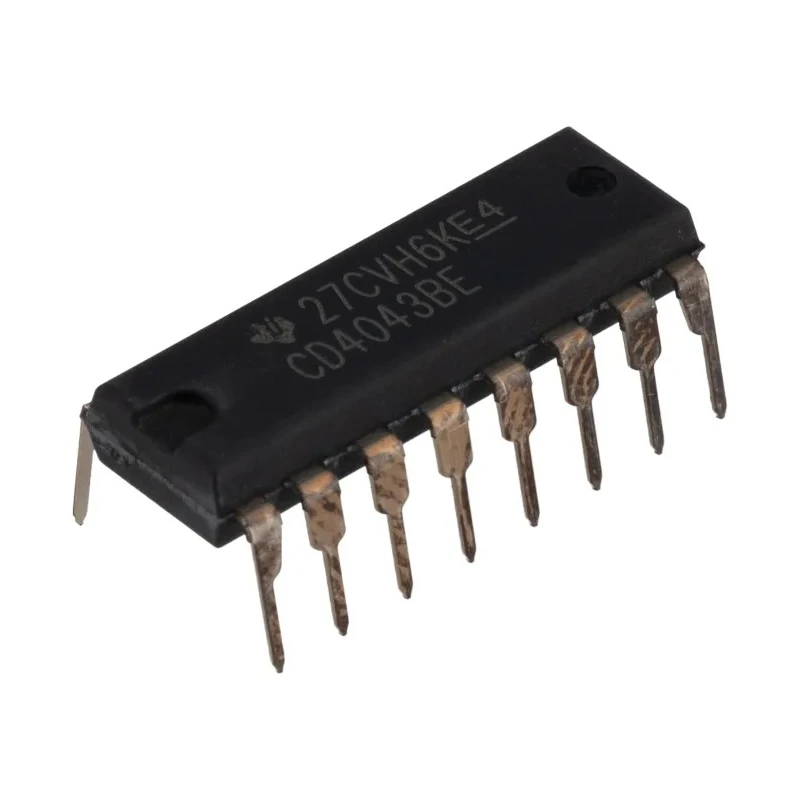 Texas Instruments 4-Bit Transparent SR Latch, 3 State Output, 16-Pin PDIP CD4043BE