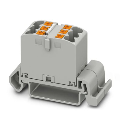 Phoenix Contact Distribution Block 6 Way 690V 24A Grey PTFIX Series 3273132