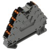 Phoenix Contact PTRV 4-PV /BK Series DIN Rail Terminal Block Grey, 0.14mm² to 2.5mm² Cable CSA, 2 Positions, 4 3270125