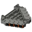 Phoenix Contact PTRV 4-PV /BK Series DIN Rail Terminal Block Grey, 0.14mm² to 2.5mm² Cable CSA, 2 Positions, 4 3270125