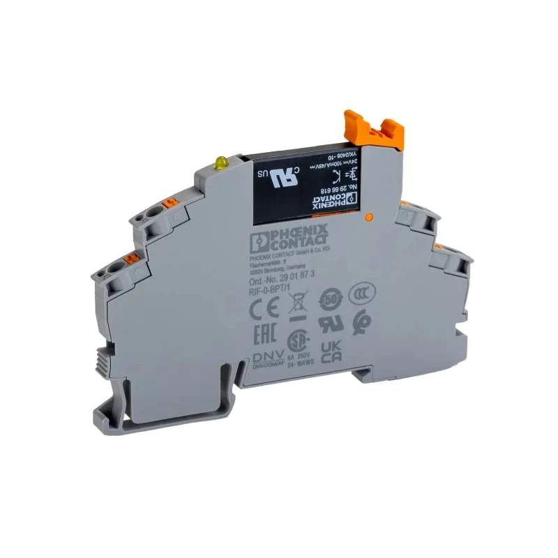 Phoenix Contact Solid State Interface Relay RIF-0-OPT-24DC/48DC/100 Series, 100 mA Load, DIN Rail Mount, 28.8V dc 2905294