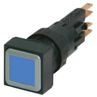 Eaton RMQ16 Series Blue Momentary Push Button Switch, 16 mm Cutout Diameter, IP65 RMQ16