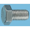 RS PRO Bright Zinc Steel Hex Bolt M4 x 20 mm Grade 8.8 Thread DIN 933 CHINA 527-410