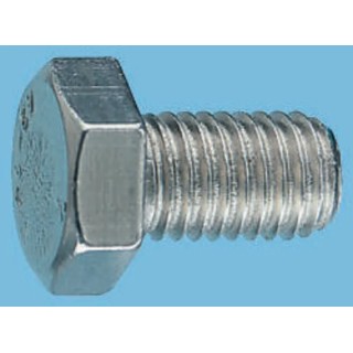 RS PRO Bright Zinc Steel Hex Bolt M4 x 20 mm Grade 8.8 Thread DIN 933 CHINA 527-410