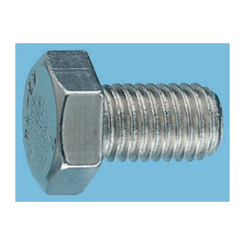 RS PRO Bright Zinc Steel Hex Bolt M4 x 20 mm Grade 8.8 Thread DIN 933 CHINA 527-410