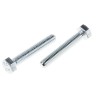 RS PRO Bright Zinc Steel Hex Bolt M5 x 30 mm Grade 8.8 DIN 933 527-448