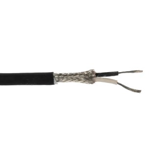 Belden 2 Core Screened Audio Cable 6.65 mm OD, 30 m, Black, 600V, Ethylene Propylene Diene Monomer Jacket 8412 010100