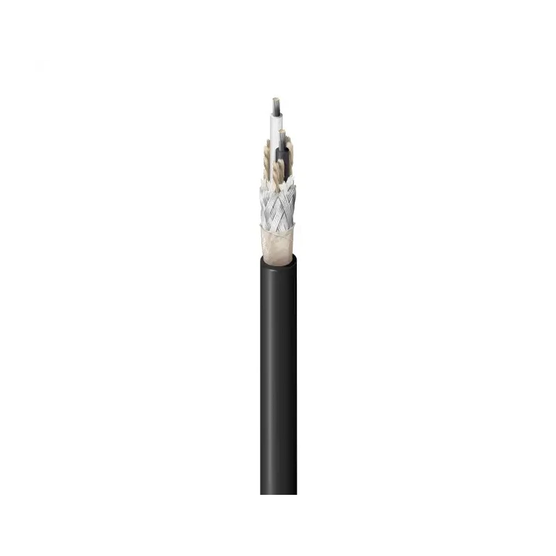 Belden 2 Core Screened Audio Cable 6.65 mm OD, 30 m, Black, 600V, Ethylene Propylene Diene Monomer Jacket 8412 010100