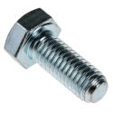 RS PRO Bright Zinc Steel Hex Bolt M8 x 20 mm Grade 8.8 High Tensile Steel DIN 933 527-505