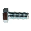 RS PRO Bright Zinc Steel Hex Bolt M8 x 20 mm Grade 8.8 High Tensile Steel DIN 933 527-505