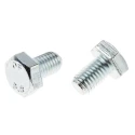 RS PRO Bright Zinc Steel Hex Bolt M10 x 16 mm Grade 8.8 Threaded Fastener DIN 933 527-555